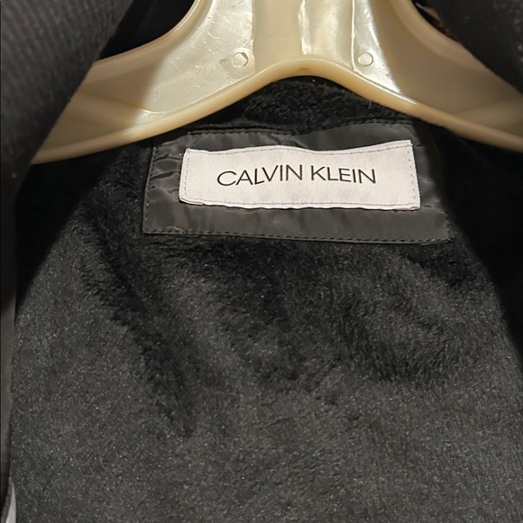 Calvin Klein Women's Black Puffer Jacket with Faux Fur - Picture 2 of 5